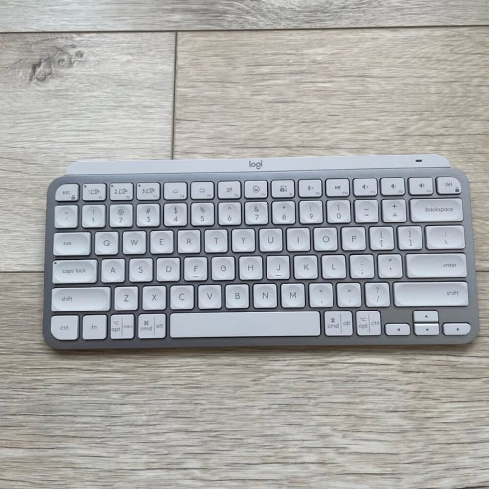 Logitech MX Key Mini Keyboard Pale Grey Bluetooth 920-010473